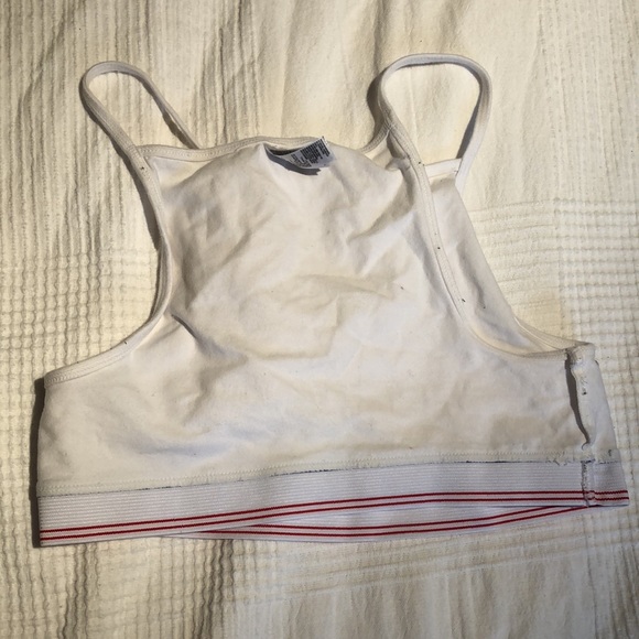 American Apparel Cotton High Neck Bralette - Picture 6 of 7